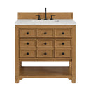 James Martin Malibu 36" Single Bathroom Vanity, Amber Birch
