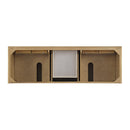 James Martin Lorelai 72" Double Bathroom Vanity, Light Natural Oak