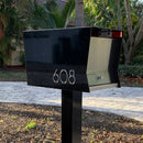 The Original Retrobox in JET BLACK - Modern Mailbox