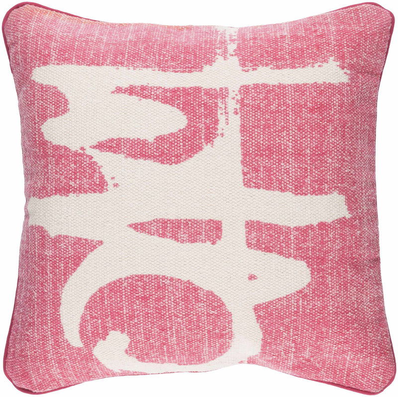 Gistel Bright Pink Pillow Cover