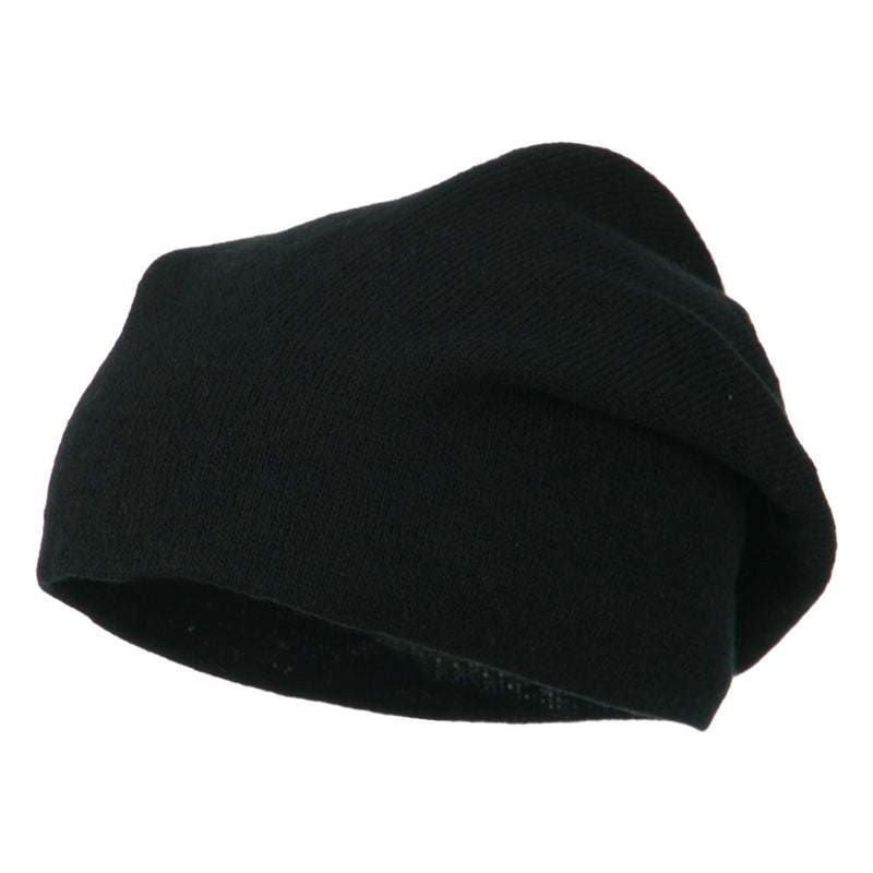 Big Size Knit Slouch Beanie