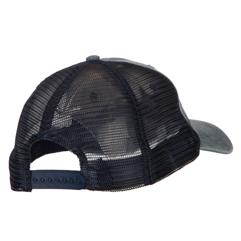Big Size Washed Pigment Dyed Twill Trucker Cap