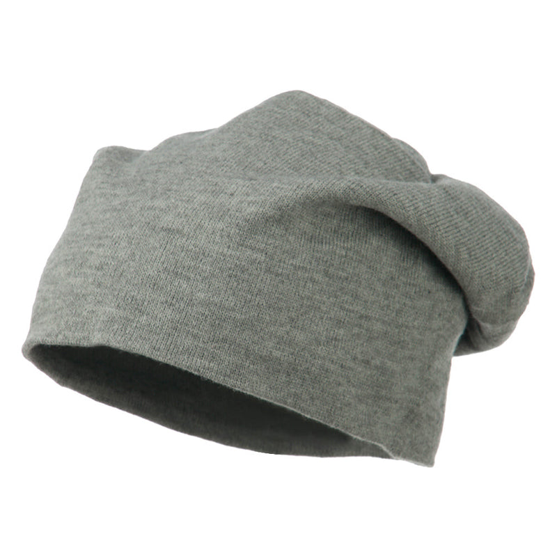 Big Size Knit Slouch Beanie