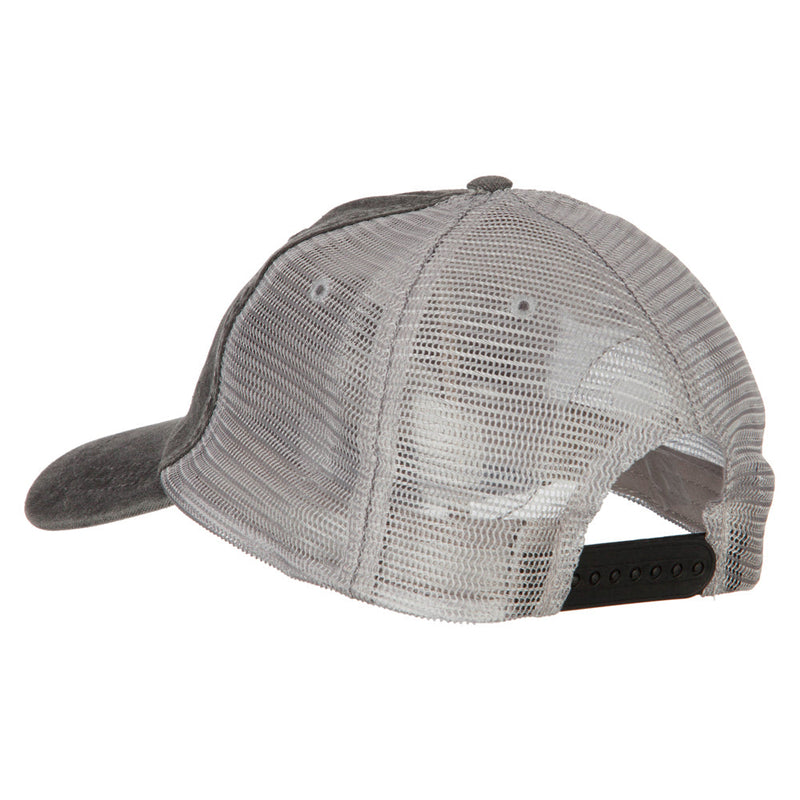 Big Size Washed Pigment Dyed Twill Trucker Cap