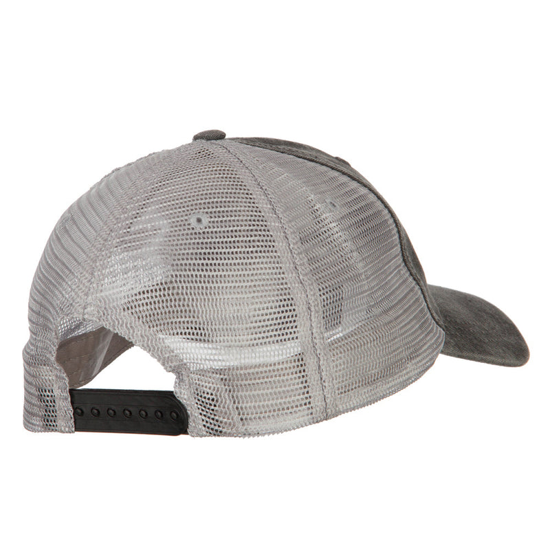 Big Size Washed Pigment Dyed Twill Trucker Cap