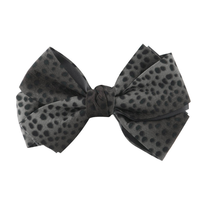 Women's Animal Print Bow Tie Pin Clip