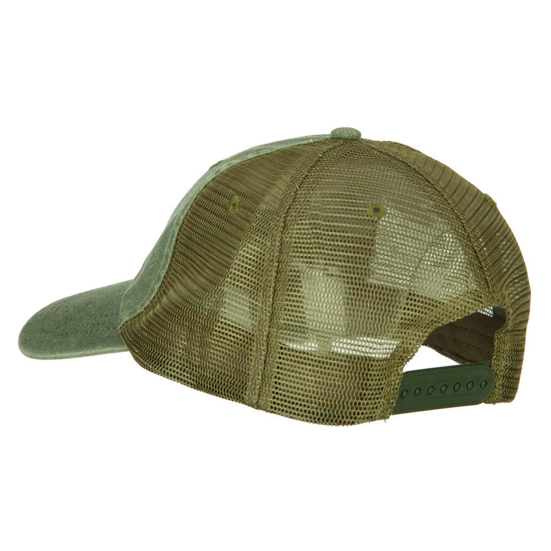 Big Size Washed Pigment Dyed Twill Trucker Cap
