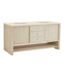 James Martin Marigot 72" Double Bathroom Vanity, Sunwashed Oak