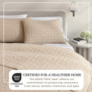 100% Cotton Honeycomb Waffle Garment Washed Quilt Set - Genevieve Collection by Great Bay Home