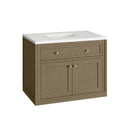 James Martin Chicago 36" Single Bathroom Vanity, Walnut Whisper
