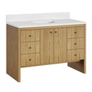 James Martin Hudson 48" Single Bathroom Vanity, Light Natural Oak