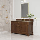 James Martin Brookfield 60" Single Bathroom Vanity, Honey Oak