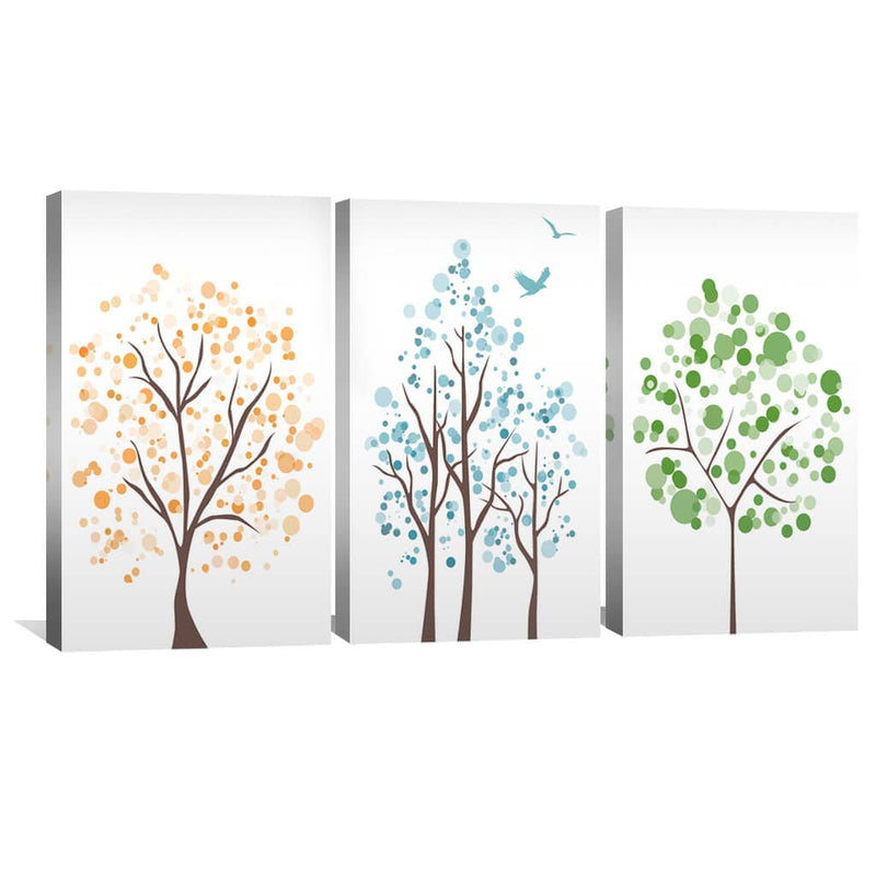 Bubble Trees Canvas