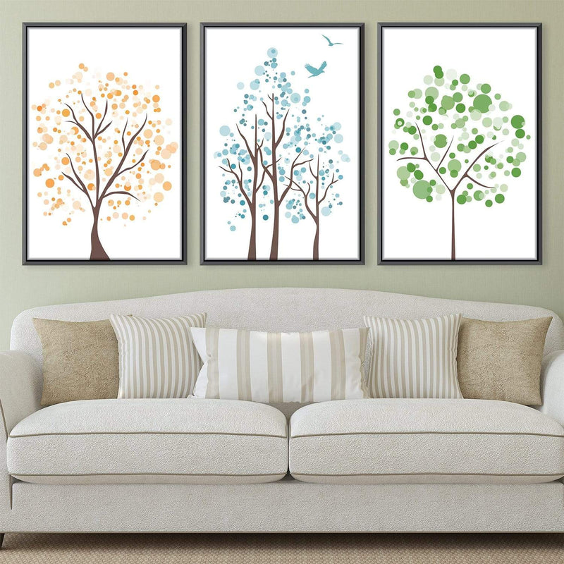 Bubble Trees Canvas