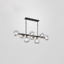 GobekUsa Bubbles Glass Pendant Light: Stylish Island Hanging Fixture for Postmodern Dining