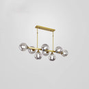 GobekUsa Bubbles Glass Pendant Light: Stylish Island Hanging Fixture for Postmodern Dining