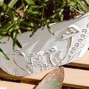 Rustic Cream Mushroom Embossed Metal Buckets, Set of Two by Decor Steals