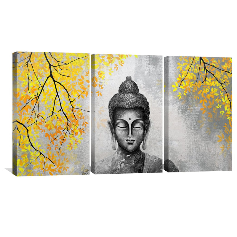 Buddha Leaves Canvas