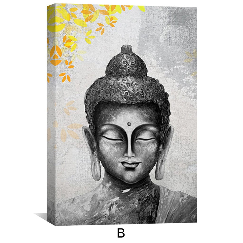 Buddha Leaves Canvas