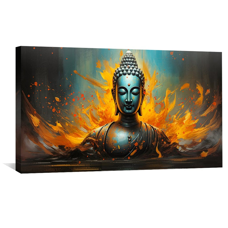 Buddha Splash Canvas