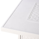 Aluminum 42-in Square Propane Fire Table with Beads, Covers and Lid