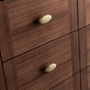 James Martin Amberly 48" Dual Mount Single Bathroom Vanity, Mid-Century Walnut