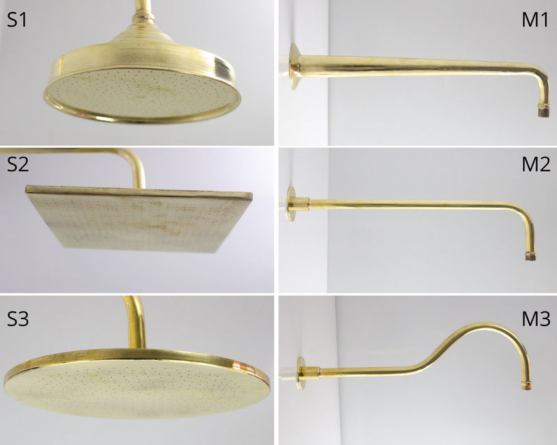 Brass shower - Antique Brass Shower Fixtures