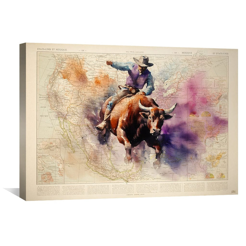 Bull Rider Canvas