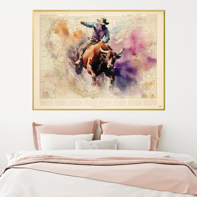 Bull Rider Canvas