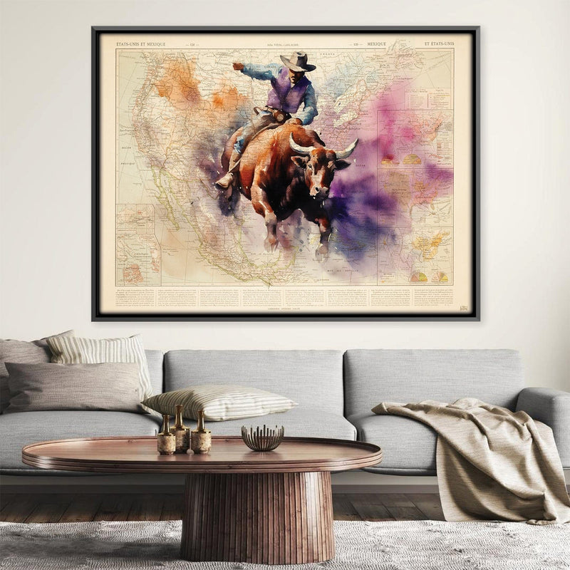 Bull Rider Canvas