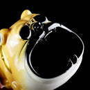 Bulldog sunglasses ceramic ashtray set of 4 living room decor by Decorbites