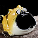 Bulldog sunglasses ceramic ashtray set of 4 living room decor by Decorbites