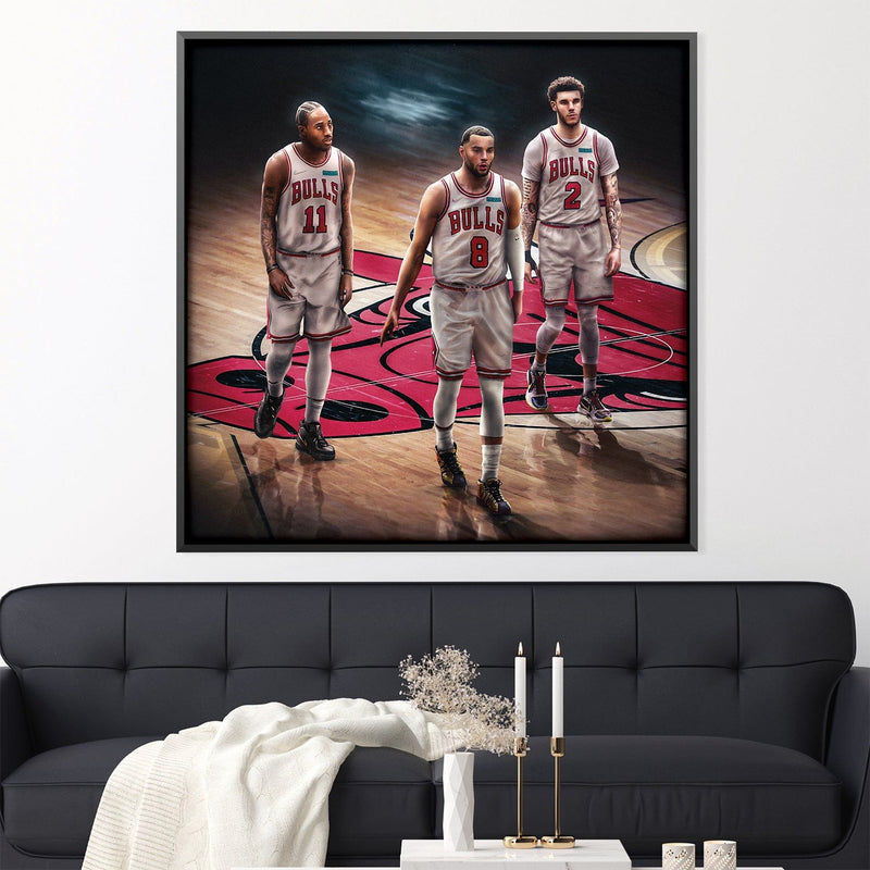 Three Bulls Canvas