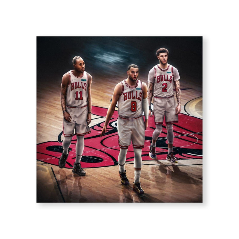 Three Bulls Canvas