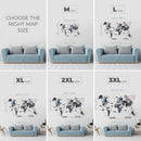 Bundle: Colored Map and Flags Pins