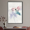 Bunny Flowers Oil Painting