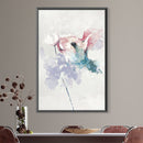 Bunny Flowers Oil Painting