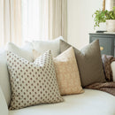 Fleur Sand Floral Pillow Cover