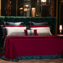 GobekUsa 200S Egyptian Cotton Embroidery Bedding Set: Queen King Linens, Duvet Cover, Sheets