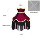 GobekUsa Burgundy Wine Red Fabric Lampshade for Table, Floor & Pendant Light