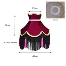 GobekUsa Burgundy Wine Red Fabric Lampshade for Table, Floor & Pendant Light