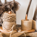 Burlap Roll and Twine String Set of 3