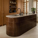 Burnt Caramel Glossy Ceramic Tiles 1 1/2x11 3/8