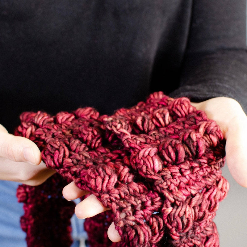 Burst My Bobble Infinity Scarf Crochet Kit