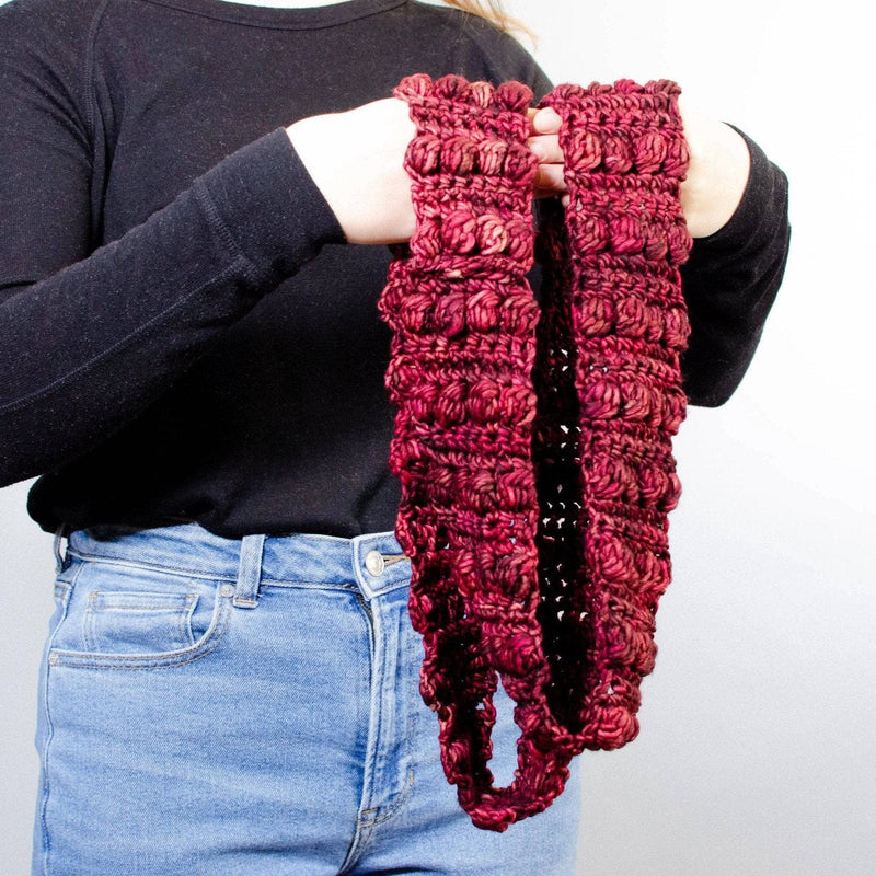 Burst My Bobble Infinity Scarf Crochet Kit