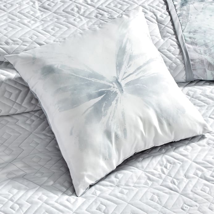 Butterflies Jacquard White Comforter