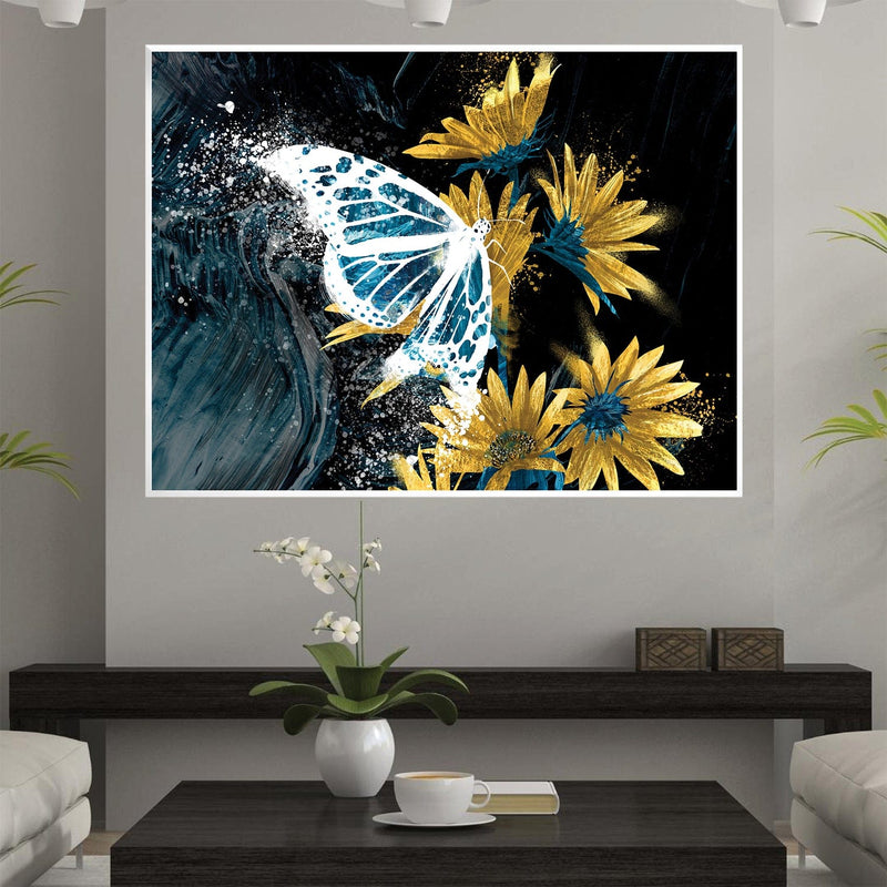 Butterfly Abstraction Canvas