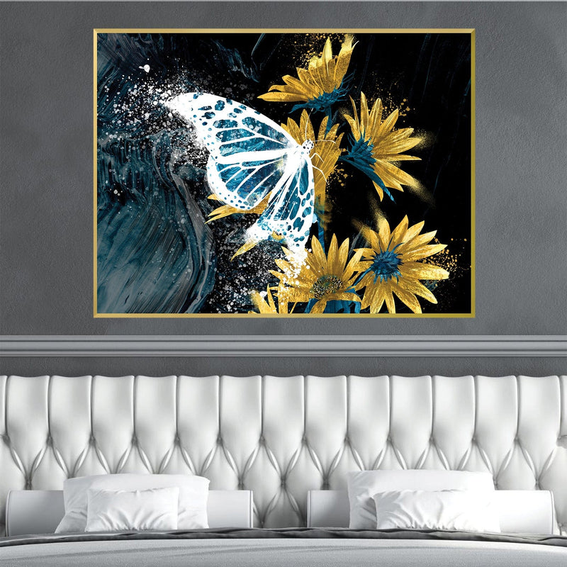 Butterfly Abstraction Canvas