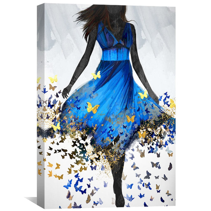 Butterfly Dress Canvas