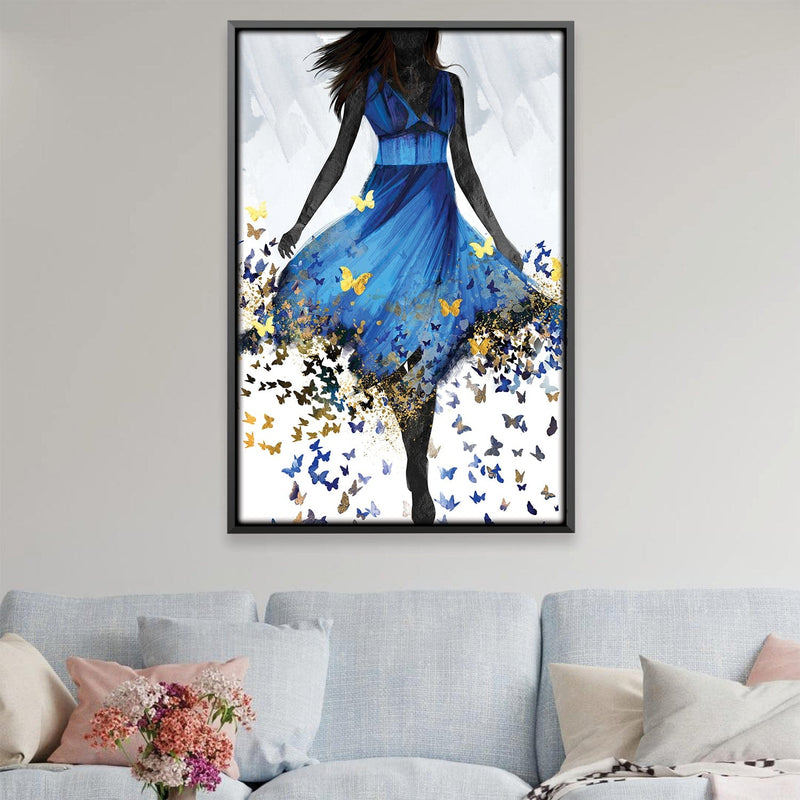 Butterfly Dress Canvas